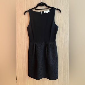 Erin Fetherston black sleeveless dress, size 0, fully lined, back zip.